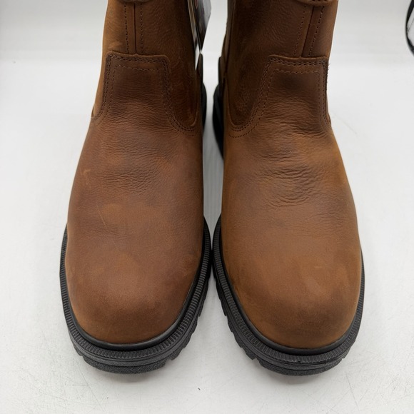 Herman Survivors Bison Boots Mens 11 Brown Leather Pull On Steel Toe Waterproof main image 11